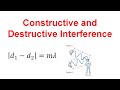 Interference Problems in Sound Waves