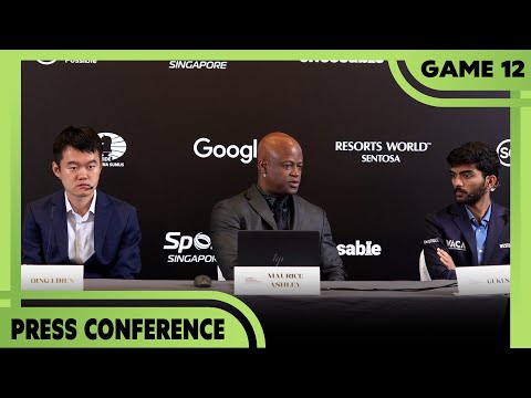 Game 12 | FULL PRESS CONFERENCE | Fide World Chess Championship 2024