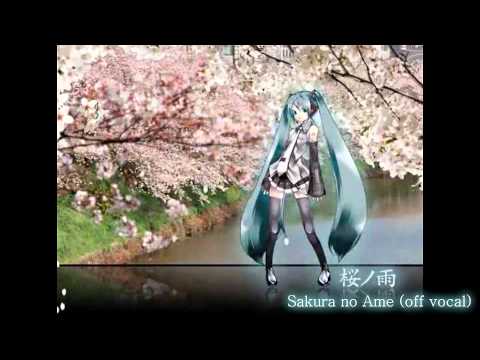 【Karaoke】Sakura no Ame【off vocal】 halyosy