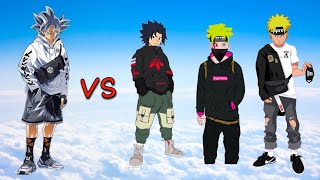 who is stronger ! | Drip Saskue Drip Boruto and Drip Naruto | 100k special ] #goku
