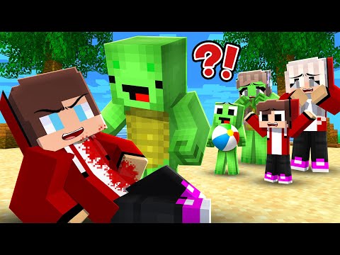 JJ DIED in a FAKE DEATH, While Everyone was on Vacation in Minecraft Maizen!