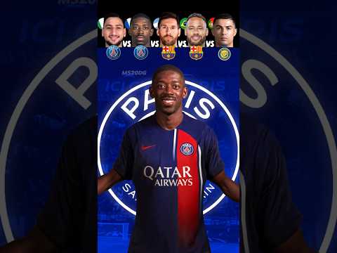 Donnarumma VS Dembele VS Messi VS Neymar VS Ronaldo 🥶🥵 Join Psg Challenge