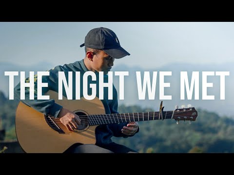 The Night We Met - Lord Hurron - Fingerstyle Guitar Cover