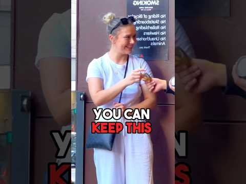 Rewarding Strangers for their Kindness ๐ #shorts