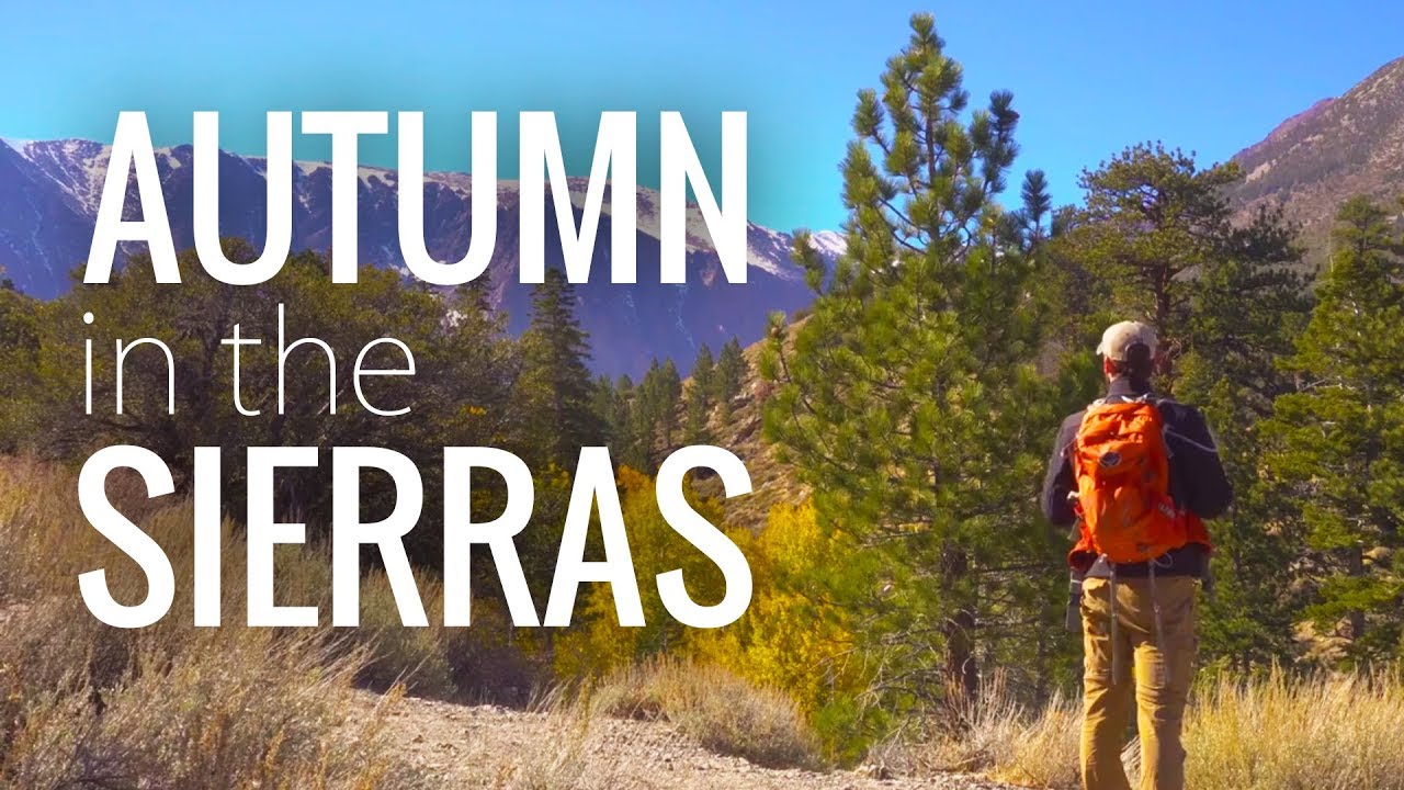 Fall in the Sierras in 4K - Parker Lake Near Ansel Adams and Yosemite Parks - AdventureArchives