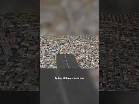 Would a 100 lane highway fix traffic?