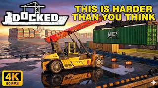 DOCKED - PORT MANAGEMENT GAME | This Game is Harder Than You Think - DAY 2 | 4K