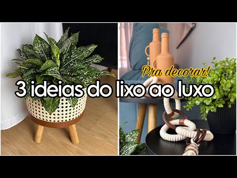 3 Ideias super fáceis pra decorar um cantinho na sua casa!