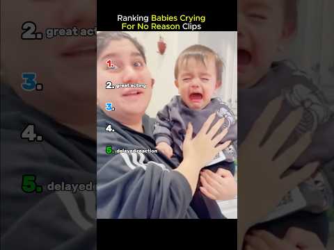 Ranking Babies Crying For No Reason #shorts