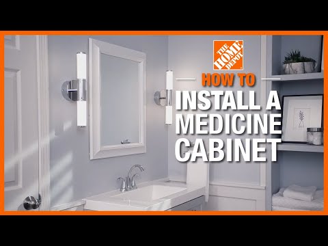 How To Install A Medicine Cabinet, Standard Height Of Medicine Cabinet Above Vanity