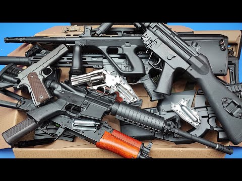 Box of Guns Airsoft👍🏻 💥Gun Reload & Gun Shot 💥