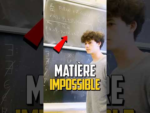 LES MATIÈRES OU LES ÉLÈVES GALÈRENT LE PLUS !?