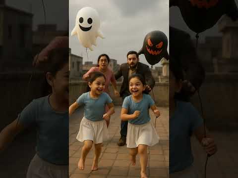 Bhut wale Balloon se daraya Mummy Papa ko #shorts
