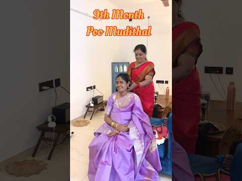 9th Month Poo Mudithal ✨ A Day Full of Blessings & Love