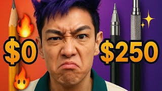 🔥$0 vs $250 Pencils Thanos: Who Wins?💜