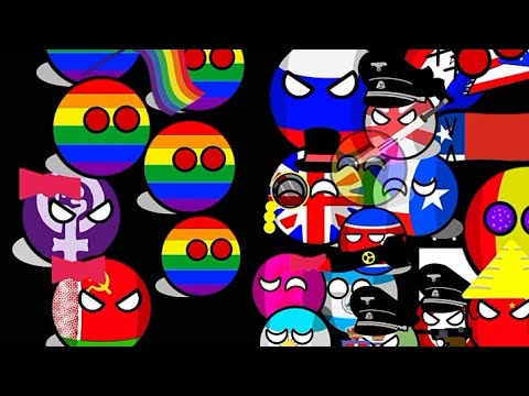 el ataque femi-nista [serie completa] #countryballs #humor #viral