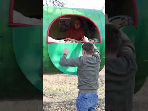 ПОДВЕСНОЙ ДОМ ИЗ БОЧКИ