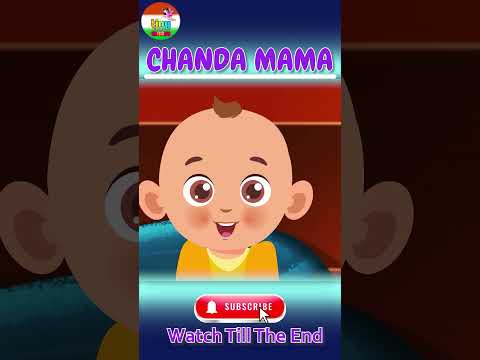 चंदा मामा दूर के Chanda Mama Door Ke | Hindi Nursery Rhymes #shorts