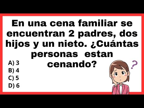 ✅👉3 Problemas de Razonamiento   ✅¿Podrás Resolverlos?