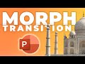 Morph Transition Techniques in PowerPoint