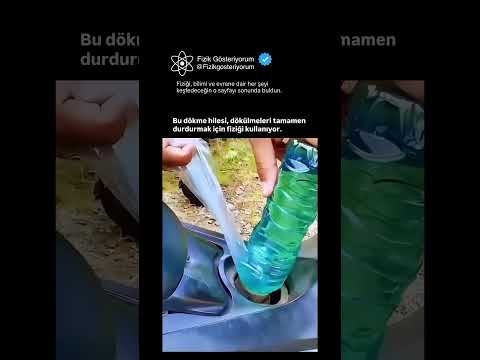 Bu dökme hilesi, dökülmeleri tamamen durdurmak için fiziği kullanıyor.