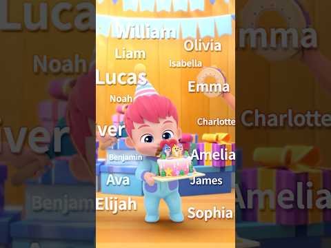 🎂 Find Your Name in the Birthday Song! #bebefinn #shorts #kidssong