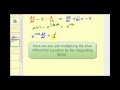 Mixtures and First-Order Differential Equations