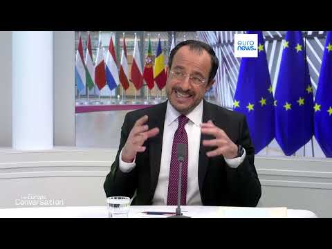 YouTube video thumbnail: "I'm Ready to Resume Negotiations" - President of Cyprus Optimistic About Reuniting the Island