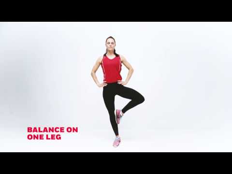 40 Balance standing one leg eyes closed