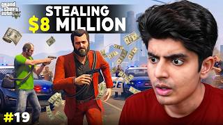 WE ROBBED BIGGEST BANK IN THE CITY | GTA 5 PART 19 (HINDI DUBBED)
