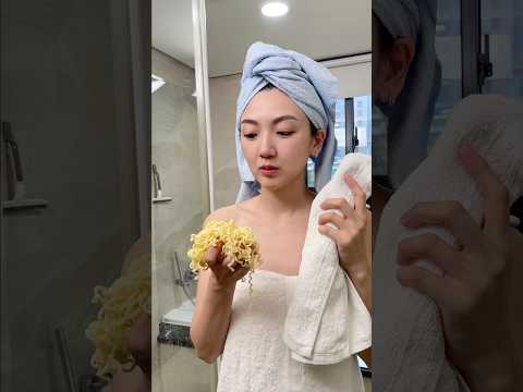 RAMEN shower puff?! ๐ณ