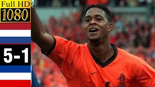 Netherlands 6 x 1 Yugoslavia (Hat-trick of Kluivert)   ● UEFA Euro 2000 Extended Goals & Highlights