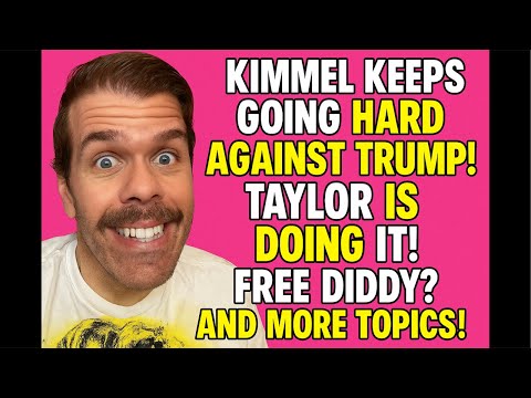 Jimmy Kimmel continua se esforçando contra Trump! Taylor Swift está fazendo isso! Diddy e mais tópicos quentes!