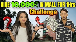 10000 hide in mall for 1 hrs 😱