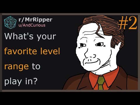 D&D Players, What's your favorite level range to play in? 🅿️2 #dnd