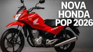 🚀 Nova Honda POP 2026 – Design Moderno, Mais Potência e Economia!