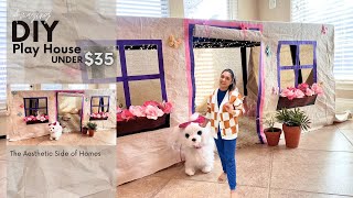 DIY Easy playhouse or Fort for kids, Make memories while playing.