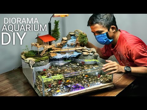 Aquarium Waterfall Diorama: Change Your Way Into A Unique Tank