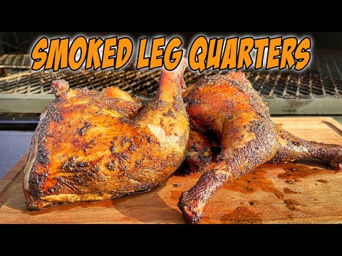 Smoked Leg Quarters On The Pitts & Spitts Hybrid