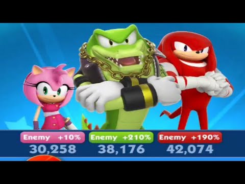 Sonic Boom 20 Amy vs Knuckles vs Vector Gameplay - TZLGame