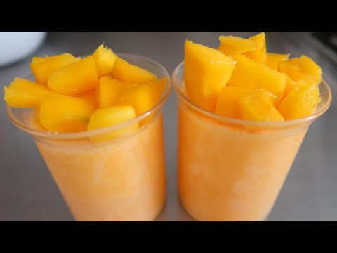 Postre de mango 🥭! Rico y fácil de preparar!