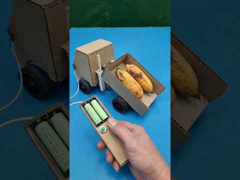 Mini truck carrying bananas #MiniTruck #DIYVehicle