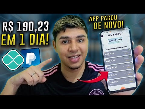 GANHEI R$ 190 nesse APP! PROVA de PAGAMENTO - MELHOR APLICATIVO de GANHAR DINHEIRO (RENDA EXTRA)