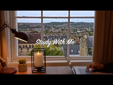 2-Hour Study with Me / Cloudy England Town ⛅️ / Pomodoro 30-5 /  Relaxing Lo-Fi | Day 131