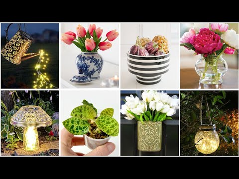 افكار💡عندك أواني قديمة اعملي منها ديكورات فخمة افكار جميلة جدا لبيتك/الشرفة/الحديقة diy déco