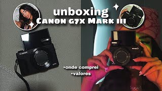 UNBOXING CANON G7X MARK III 📸