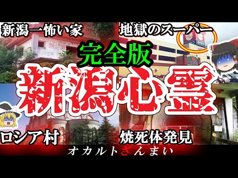 【総集編】新潟最恐の心霊スポット13選!恐怖の廃墟やスーパーの裏側を一挙公開!【ゆっくり解説】