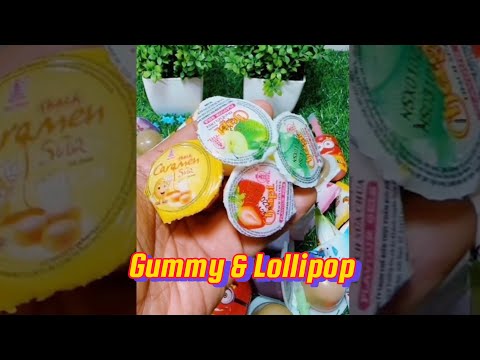 Satisfying video. Gummy & Lollipop #gummy #yummy #candy #satisfying