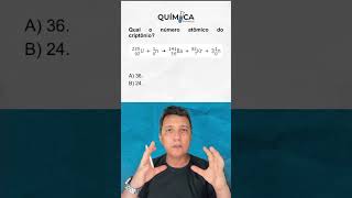 Fissão Nuclear #enem #estudosenem #chemistry #química
