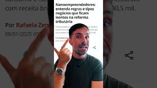 MEI Nova Modalidade: NANOEMPREENDEDOR! #shorts